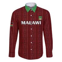 Custom Malawi Football Family Matching Off Shoulder Short Dress and Hawaiian Shirt Come On Flames - Red - Wonder Print Shop