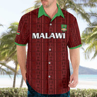 Custom Malawi Football Hawaiian Shirt Come On Flames - Red - Wonder Print Shop