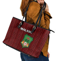 Malawi Football Leather Tote Bag Come On Flames - Red - Wonder Print Shop