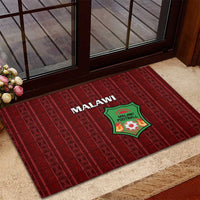 Malawi Football Rubber Doormat Come On Flames - Red - Wonder Print Shop