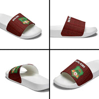 Malawi Football Slide Sandals Come On Flames - Red - Wonder Print Shop