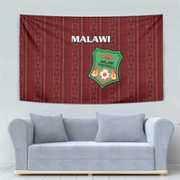 Malawi Football Tapestry Come On Flames - Red - Wonder Print Shop