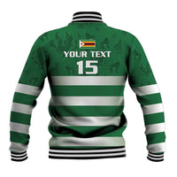 Rugby Zimbabwe Custom Baseball Jacket Go Champions Sables - Wonder Print Shop