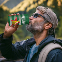 Rugby Zimbabwe Custom 4 in 1 Can Cooler Tumbler Go Champions Sables - Wonder Print Shop