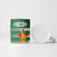 Rugby Zimbabwe Custom Ceramic Mug Go Champions Sables - Wonder Print Shop