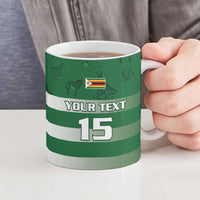 Rugby Zimbabwe Custom Ceramic Mug Go Champions Sables - Wonder Print Shop