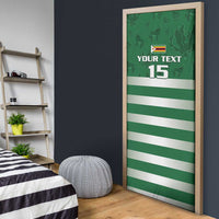 Rugby Zimbabwe Custom Door Cover Go Champions Sables - Wonder Print Shop