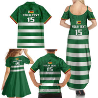 Rugby Zimbabwe Custom Family Matching Summer Maxi Dress and Hawaiian Shirt Go Champions Sables - Wonder Print Shop