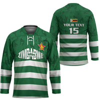 Rugby Zimbabwe Custom Hockey Jersey Go Champions Sables - Wonder Print Shop