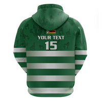 Rugby Zimbabwe Custom Hoodie Go Champions Sables - Wonder Print Shop