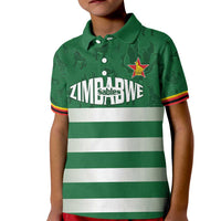 Rugby Zimbabwe Custom Kid Polo Shirt Go Champions Sables - Wonder Print Shop