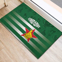 Rugby Zimbabwe Rubber Doormat Go Champions Sables - Wonder Print Shop