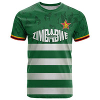 Rugby Zimbabwe Custom T Shirt Go Champions Sables - Wonder Print Shop