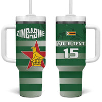 Rugby Zimbabwe Custom Tumbler With Handle Go Champions Sables - Wonder Print Shop