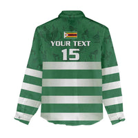 Rugby Zimbabwe Custom Women Casual Shirt Go Champions Sables - Wonder Print Shop