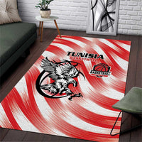 Tunisia Basketball Area Rug Go Eagles of Carthage - Wonder Print Shop