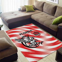 Tunisia Basketball Area Rug Go Eagles of Carthage - Wonder Print Shop