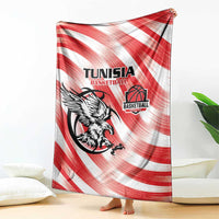 Tunisia Basketball Blanket Go Eagles of Carthage - Wonder Print Shop