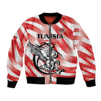 Custom Tunisia Basketball Bomber Jacket Go Eagles of Carthage - Wonder Print Shop