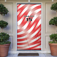 Custom Tunisia Basketball Door Cover Go Eagles of Carthage - Wonder Print Shop
