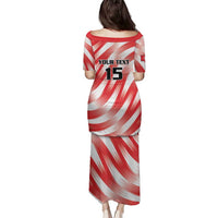 Custom Tunisia Basketball Family Matching Puletasi and Hawaiian Shirt Go Eagles of Carthage - Wonder Print Shop