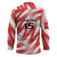 Custom Tunisia Basketball Hockey Jersey Go Eagles of Carthage - Wonder Print Shop