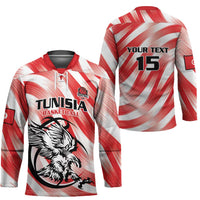 Custom Tunisia Basketball Hockey Jersey Go Eagles of Carthage - Wonder Print Shop