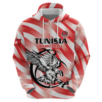 Custom Tunisia Basketball Hoodie Go Eagles of Carthage - Wonder Print Shop