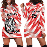 Custom Tunisia Basketball Hoodie Dress Go Eagles of Carthage - Wonder Print Shop