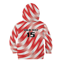 Custom Tunisia Basketball Kid Hoodie Go Eagles of Carthage - Wonder Print Shop