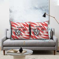 Tunisia Basketball Pillow Cover Go Eagles of Carthage - Wonder Print Shop