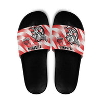Tunisia Basketball Slide Sandals Go Eagles of Carthage - Wonder Print Shop