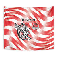 Tunisia Basketball Tapestry Go Eagles of Carthage - Wonder Print Shop