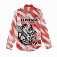 Custom Tunisia Basketball Women Casual Shirt Go Eagles of Carthage - Wonder Print Shop