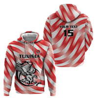 Custom Tunisia Basketball Zip Hoodie Go Eagles of Carthage - Wonder Print Shop
