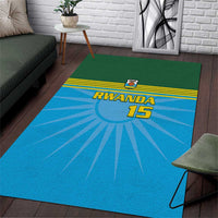 Custom Rwanda Basketball Area Rug Go Champions - Wonder Print Shop