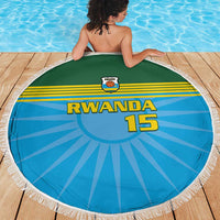 Custom Rwanda Basketball Beach Blanket Go Champions - Wonder Print Shop