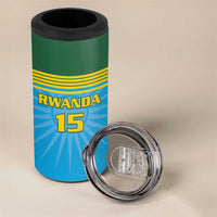 Custom Rwanda Basketball 4 in 1 Can Cooler Tumbler Go Champions - Wonder Print Shop