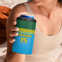 Custom Rwanda Basketball 4 in 1 Can Cooler Tumbler Go Champions - Wonder Print Shop