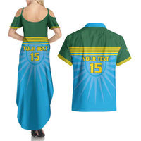Custom Rwanda Basketball Couples Matching Summer Maxi Dress and Hawaiian Shirt Go Champions - Wonder Print Shop