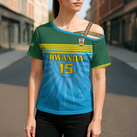 Custom Rwanda Basketball Cross Shoulder Shirt Go Champions - Wonder Print Shop
