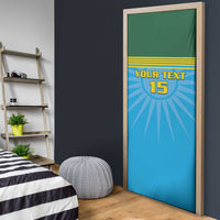 Custom Rwanda Basketball Door Cover Go Champions - Wonder Print Shop