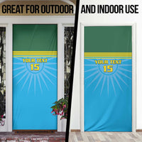 Custom Rwanda Basketball Door Cover Go Champions - Wonder Print Shop