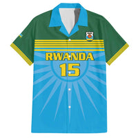 Custom Rwanda Basketball Family Matching Off The Shoulder Long Sleeve Dress and Hawaiian Shirt Go Champions - Wonder Print Shop