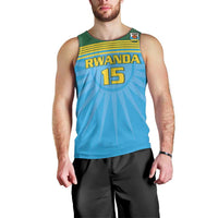Custom Rwanda Basketball Men Tank Top Go Champions - Wonder Print Shop