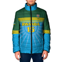 Custom Rwanda Basketball Padded Jacket Go Champions - Wonder Print Shop