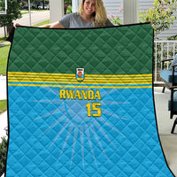 Custom Rwanda Basketball Quilt Go Champions - Wonder Print Shop