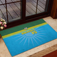 Custom Rwanda Basketball Rubber Doormat Go Champions - Wonder Print Shop