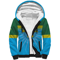 Custom Rwanda Basketball Sherpa Hoodie Go Champions - Wonder Print Shop