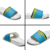 Custom Rwanda Basketball Slide Sandals Go Champions - Wonder Print Shop